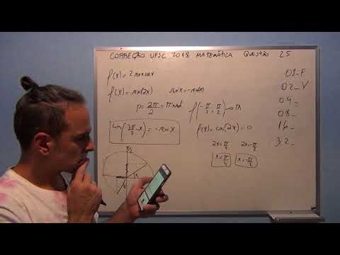 Correção UFSC 2018 Matemática Questão 25