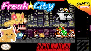 Freak City - Hack of Super Mario World [SNES] Longplay