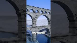 The engineering of roman aqueducts explained #history #romanempire #engineering #aqueduct