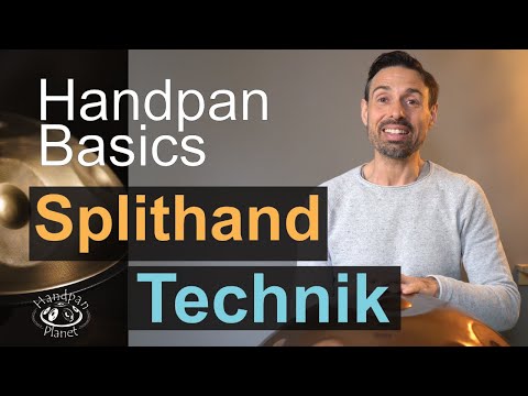 Handpan Basic - Splithand Technik Übung - Handpan lernen für Anfänger und leicht Fortgeschrittene