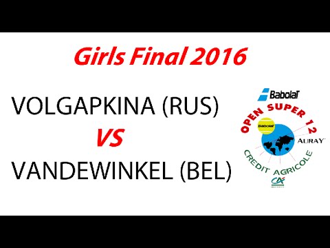 VOLGAPKINA (RUS) vs VANDEWINKEL (BEL) - Girls final - Open Super 12 Auray Tennis