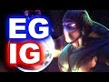 EG vs IG AMAZING PLAYS THE INTERNATI EG vs IG AMAZING PLAYS THE INTERNATI