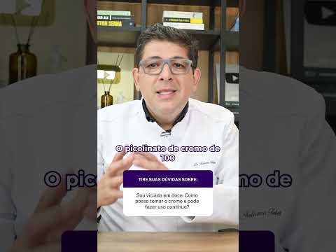 Sou viciada em doce. Como posso tomar o cromo e pode fazer uso contínuo?