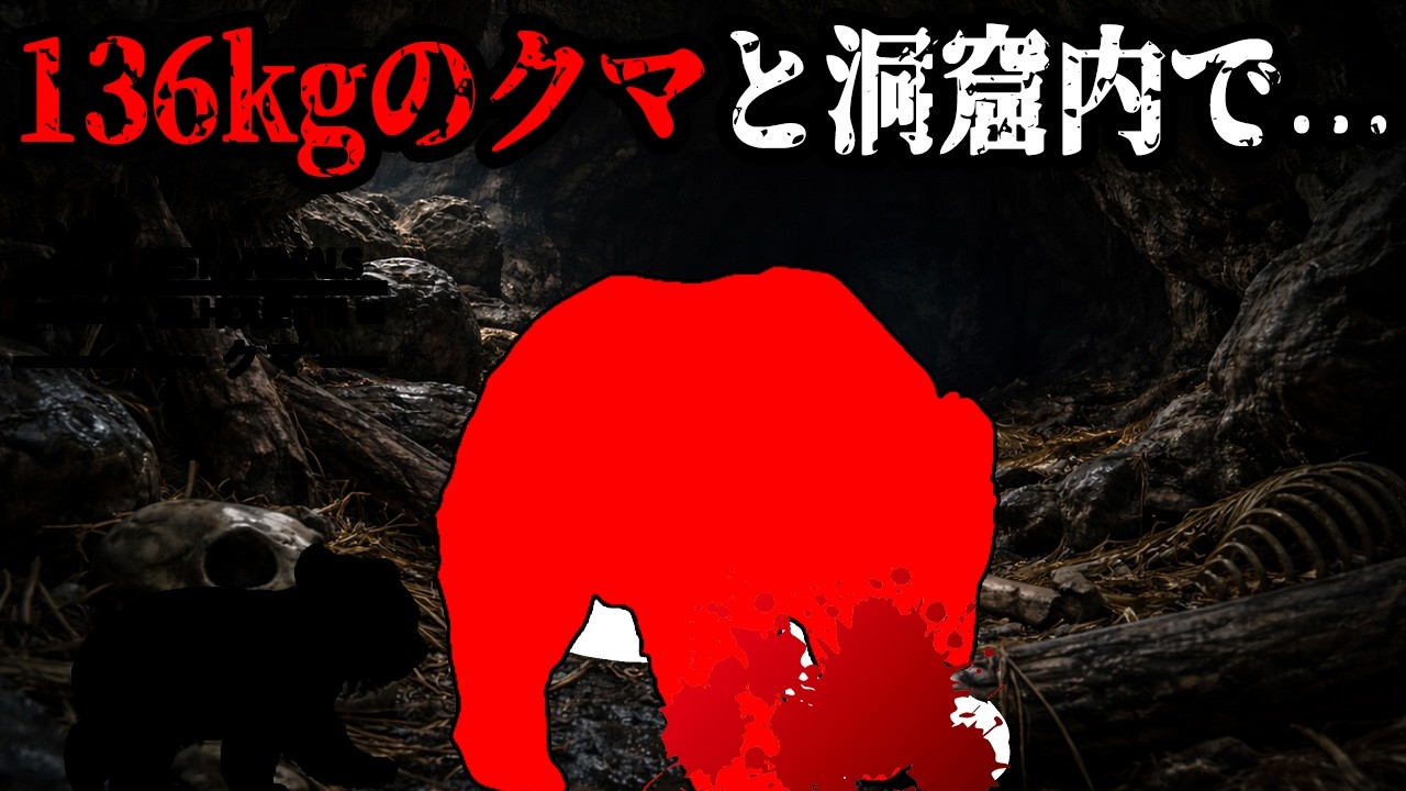 【世界一恐ろしい同棲】136kgのクマと80分間洞窟に閉じ込められた末路がトラウマになる…【ゆっくり解説】