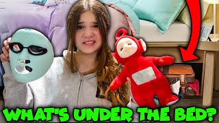What's Under Her Bed What's Inside Mom's Crusty Old Backpack