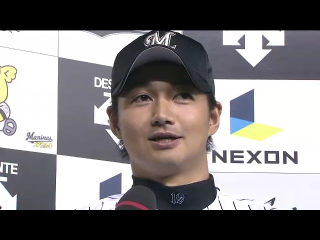 マリーンズ・唐川侑己投手・細谷圭選手ヒーローインタビュー 9月10日 千葉ロッテマリーンズ 対 東北楽天ゴールデンイーグルス