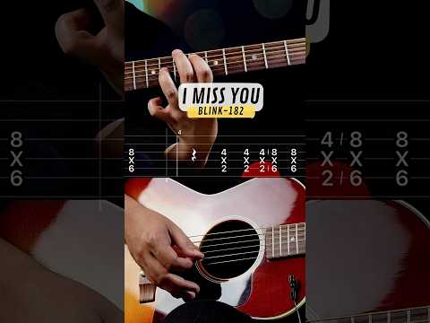 I Miss You - blink-182 | Guitar Tab | Tutorial #guitar #guitarlesson