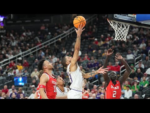 Washington vs. Utah Highlights | 2022 Pac-12 Men's Basketball Tournament | First Round