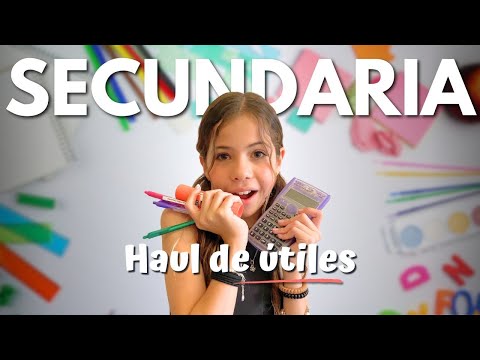 ¡Mis útiles para 1° de secundaria! 📚🖊️ (haul completo)