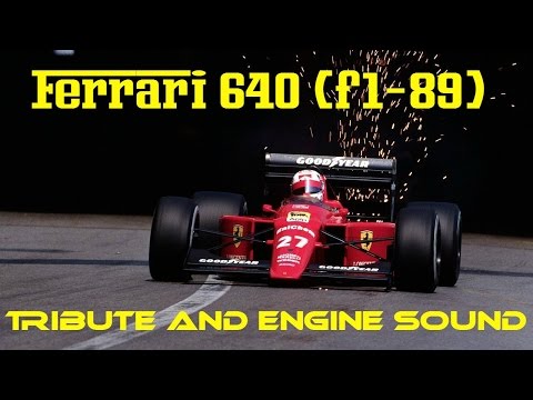 Ferrari 640 (F1 89) - Engine sound and season photostory - 1989