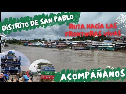 DISTRITO DE SAN PABLO DE LORETO EN LA RUTA DE FEONTERAS VIVAS DEL PERU - AEMINPU