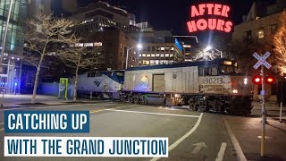 Not Abandoned! Night Time MBTA and Amtrak Trains in Cambridge Ma | Grand Junction After Hours 2