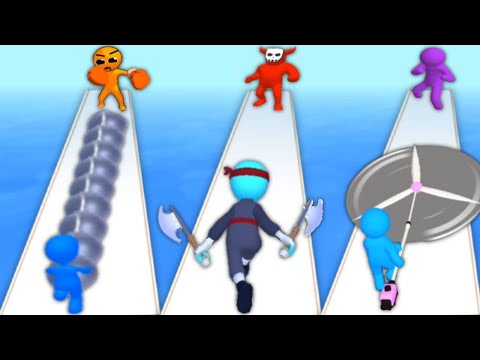 GIANT INCOMING! vs SOLO LEVELNG: HIT & RUN vs STRIMMER MASTER - Triple Game