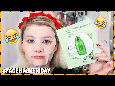 A KALE KOREAN SHEET MASK REVIEW + TRY ON?! | #FaceMaskFriday | #Vlogtober2019