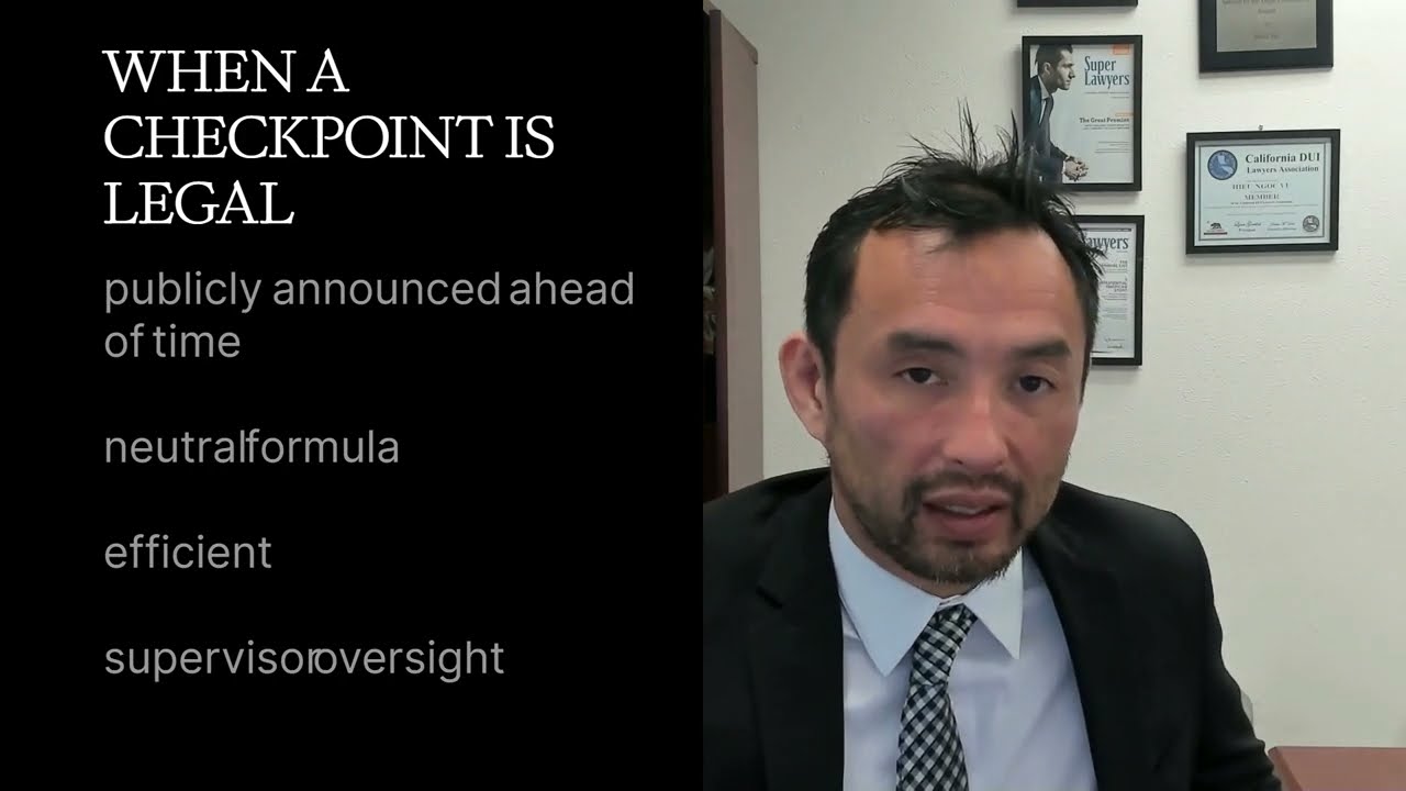 Understanding Your Rights at DUI Checkpoints in Orange County, California