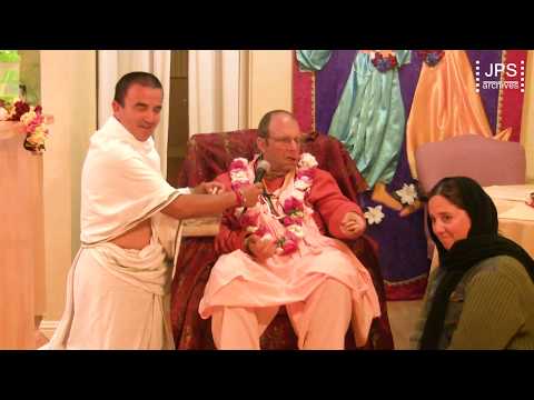 20100421 H.H.Jayapataka Swami read the Sankirtan Reports in L.A. Calif. #JayapatakaSwamiArchives