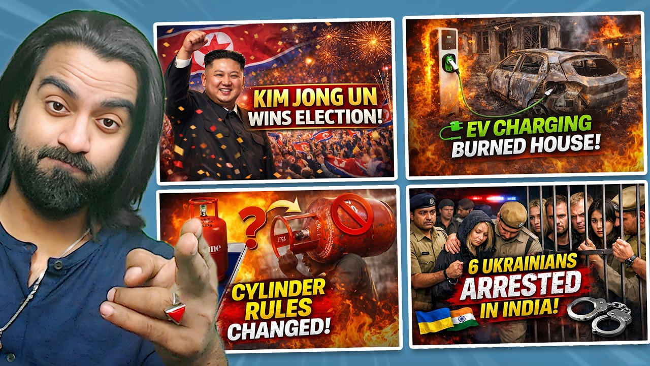 Kim Jong Won Election, LPG Cylinder Rule, 60% Flight Seats Free, 6 Ukrainians Arrested in India