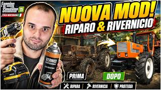 ITALIA MEDITERRANEA FS25 #47 - HO CREATO LA MOD PER RIPARARE E VERNICIARE OVUNQUE - GAMEPLAY ITA