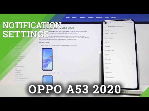 Oppo A53 2020 - Listen all Notification Tones