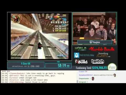AGDQ 2015 F-Zero GX Speed Run by Zewing, Naegleria and AKC12 with Chat Reactions