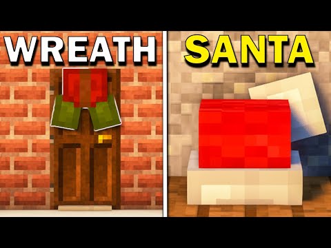 Insane Christmas Minecraft Build Hacks!