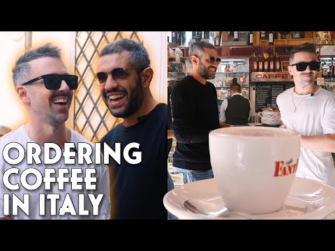 Matteo Lane Learns How To Order Italian Coffee With Francesco De Carlo