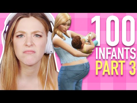 Can I Raise 4 Infants At Once In The Sims 4? | 100 BABY CHALLENGE SPEEDRUN | Part 3