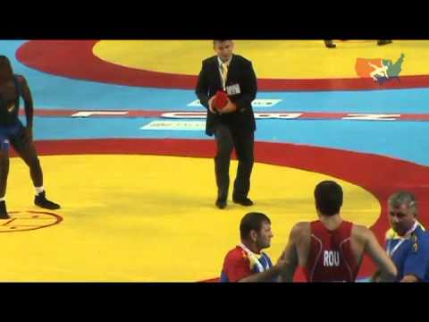 2011 Worlds Greco 66kg - Justin Lester (USA) vs. Pan Zheng (CHN)