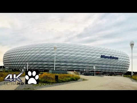 [ 4K ] "Allianz Arena" Football stadium for UEFA I Munich I Walking Tour I Germany