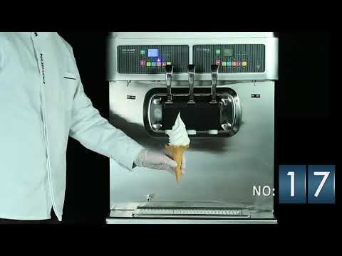 Pasmo S520FAP2 Floor Model Two Flavor Soft Serve Machine, 2x 12.5-Lt. Hoppers, Stainless Steel, Air-Cooled, 220v/1ph, 3.2kW 2 image