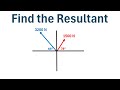 Physics How To Find The Resultant Of Two Vectors