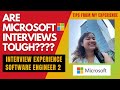 Are Microsoft Interviews Tough Microsoft Interview Experience SDE 2 L61