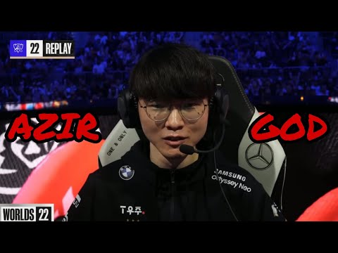 FAKER'S AZIR IS SO SATISFYING TO WATCH!