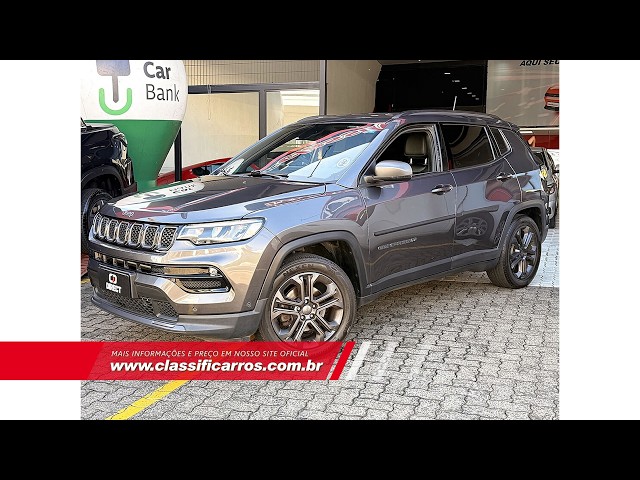 Vídeo JEEP COMPASS 1.3 T270 TURBO FLEX LONGITUDE 80 ANOS AT6