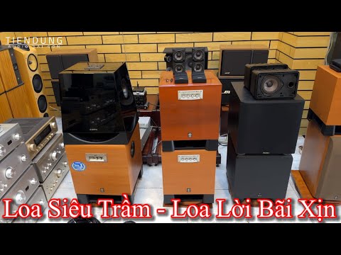 Loa Siêu Trầm hành bãi Nhật, Mỹ về nhiều, hỗ trợ nghe nhạc và hát karaoke gia đình