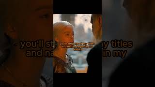 Rhaenyra got Otto Hightower kicked out of the palace.#houseofthedragon
