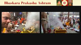 Pujya Shri Pranavananda Swamiji Anugraha Bhashanam at Sri Chandi Homam in Surabhi Go Kshetra