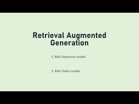 Retrieval Augmented Generation (RAG)