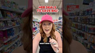 Cheap and easy deals to score HUGE savings this eeek at HEB!! #heb #couponing #deals #savemoney