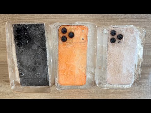 iPhone 17 Pro Max vs iPhone 16 Max vs Samsung Galaxy S25 Ultra - Sparkling Water FREEZE Test! Wow