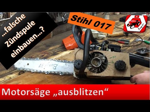 Is it possible to operate a chainsaw with the wrong ignition coil? | Stihl 017 | Ignition broken