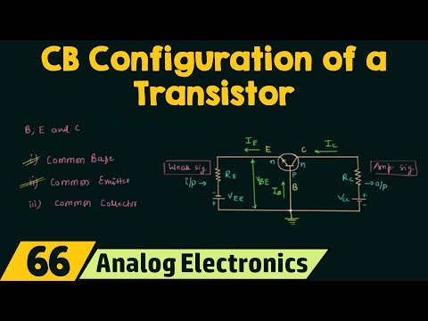 Common-Base Configuration of a Transistor