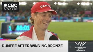 Evan Dunfee after winning race walking bronze at Commonwealth Games 'I wanted to put on a show'