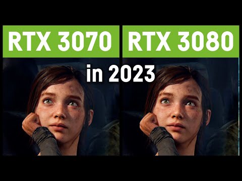 RTX 3070 vs RTX 3080 in 8 New Games (2023)