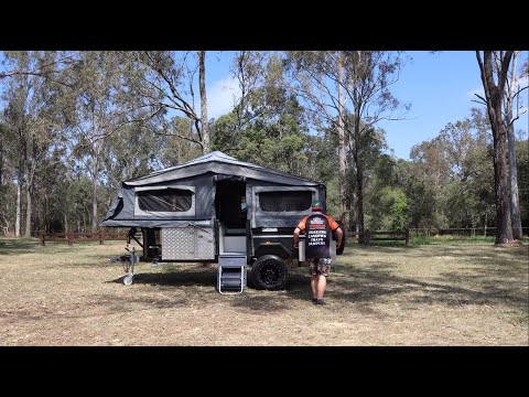 Discovery E1 Real Time Pack Down | Electric Forward Fold Camper Trailer