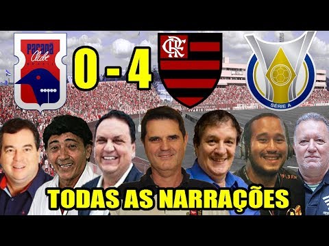 Todas as narrações - Paraná 0 x 4 Flamengo / Brasileirão 2018