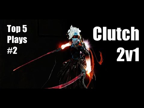 GW2 | Top 5 PvP/WvW Plays #2 - CLUTCH 2V1