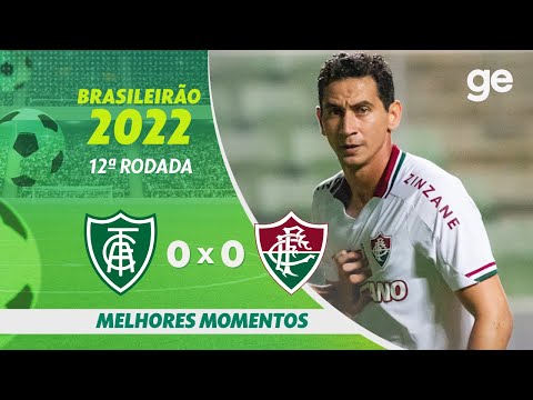 Gols e lances de América-MG x Fluminense