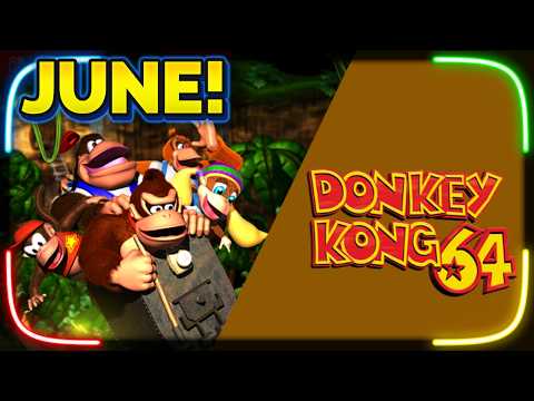 Donkey Kong 64 Banana-Slammas onto NSO June 4th!