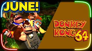 Donkey Kong 64 Banana-Slammas onto NSO June 4th!